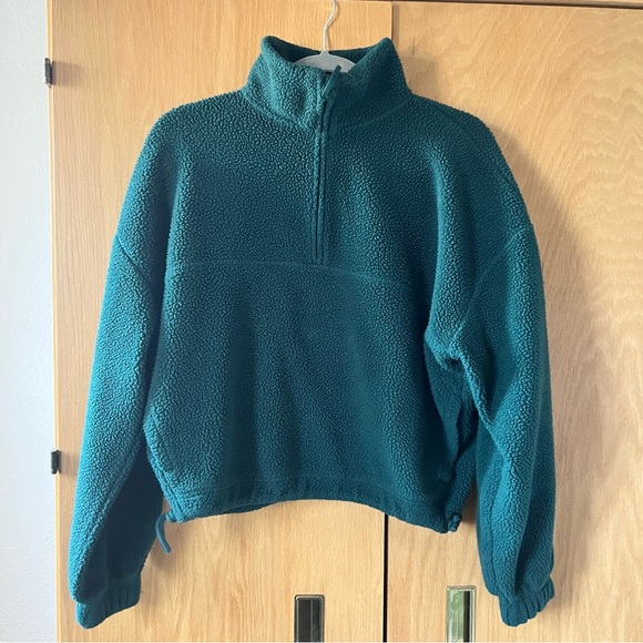 DSG Deep Teal Quarter-Zip Fleece - Picture 3 of 5
